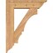 Ekena Millwork Balboa Traditional Smooth Bracket w/ Offset Brace, Western Red Cedar, 7 1/2"W x 28"D x 36"H BKT0806X28X36BOA01SWR - alternate 4
